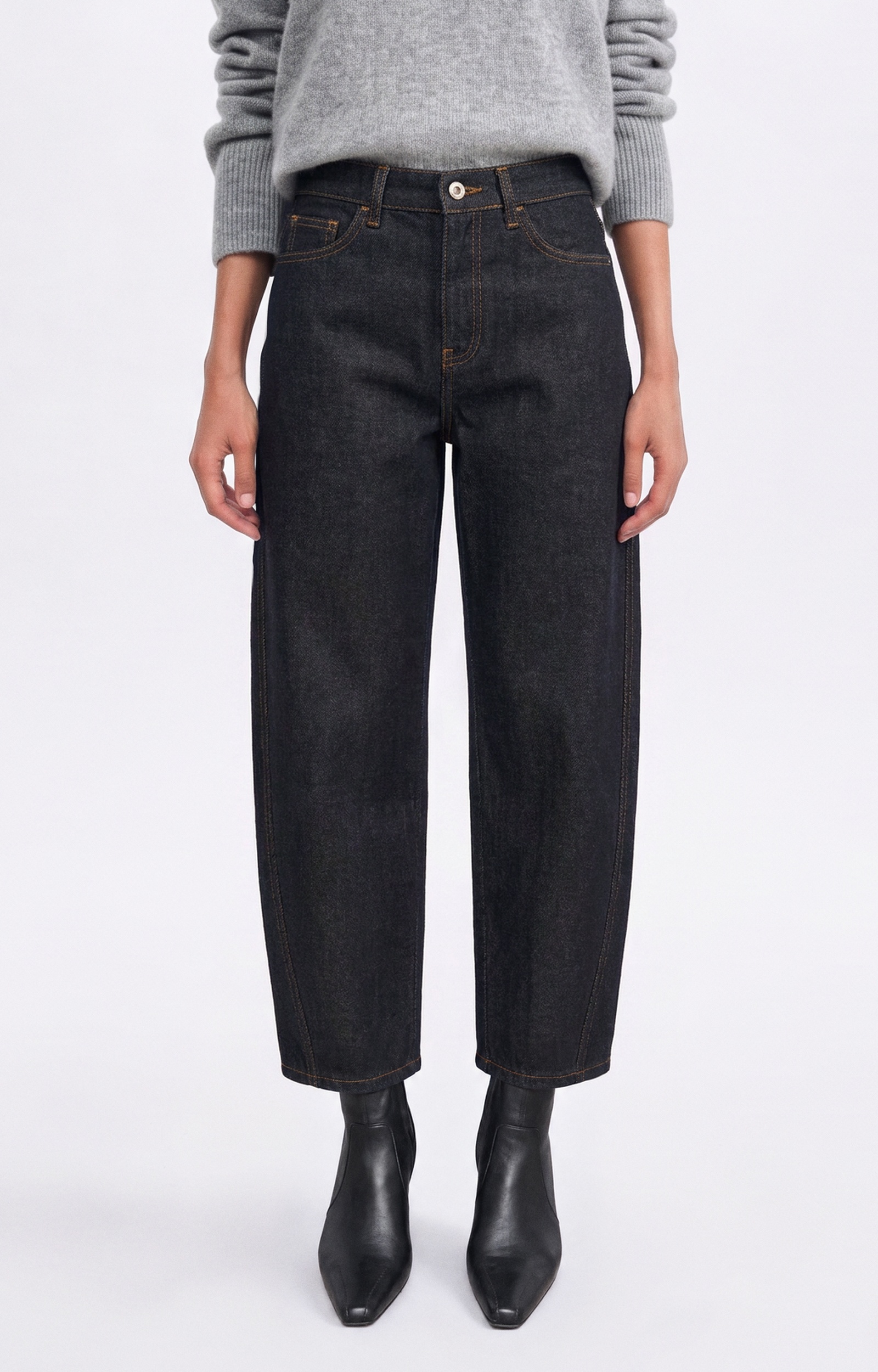 Jeans Camel Taille Haute CAPPOPERA Taille 40 Neuf Avec étiquette - Coupe Droite Décontractée