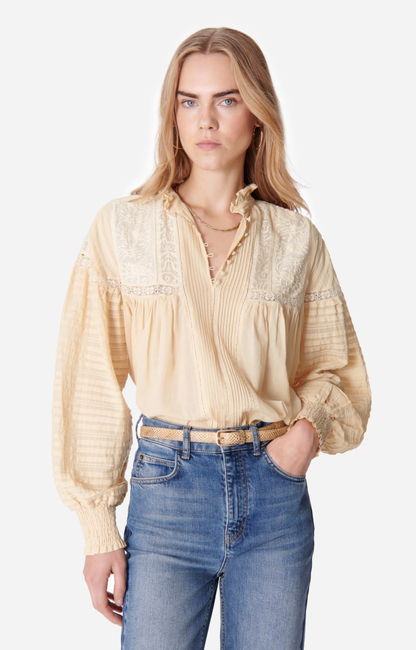 Blouse Vanessa Bruno Taille 40 En Coton/lin/ramie – Occasion En Très Bon état