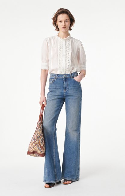 Blouse Cory 100% Coton Blanc , Vanessa Bruno 【未使用】VANESSA 
