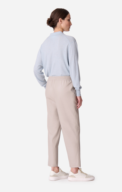 Pantalon En Cuir Vanessa Bruno – Taille 38, Couleur Kaki, Valeur 780€
