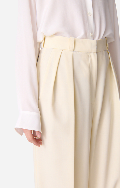 Pantalon En Laine Vanessa Bruno - Taille 36 - Noir - Occasion En Très Bon état (TBE)