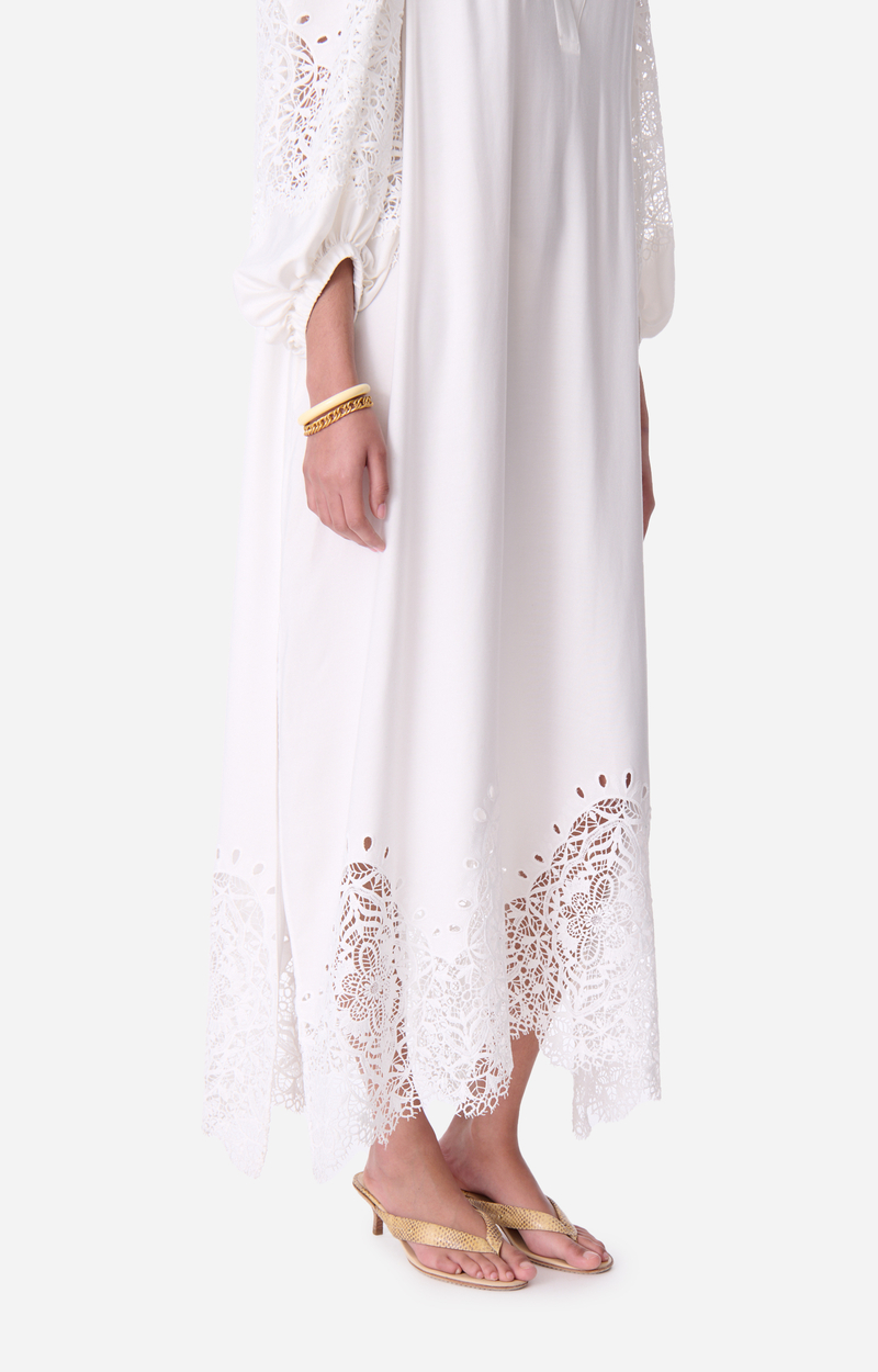 Robe Longue VANESSA BRUNO Taille 40 - Viscose & Soie, Multicolore, Manches Longues, Neuve