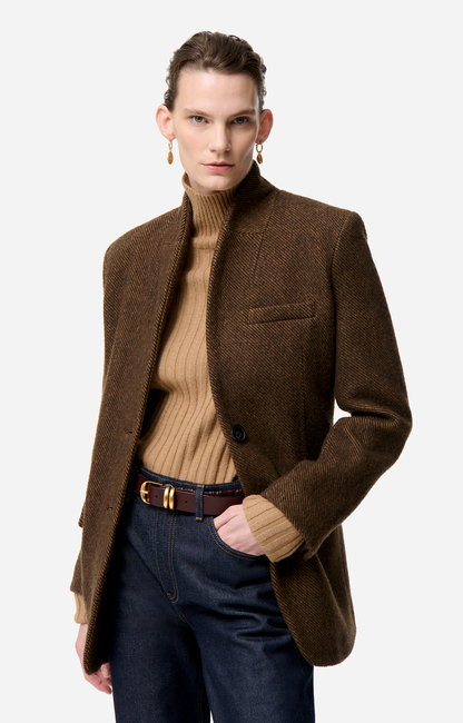 Top En Laine Vanessa Bruno - Taille 2, Marron - Occasion Très Bon état
